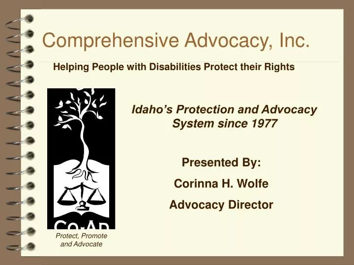 comprehensive advocacy inc