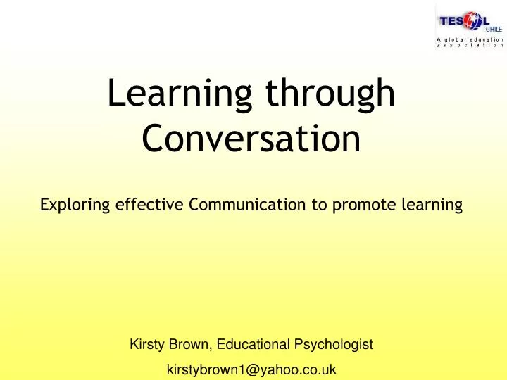 learning through conversation exploring effective communication to promote learning