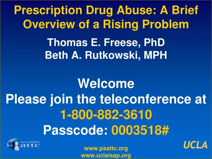 prescription drug abuse a brief overview of a rising problem