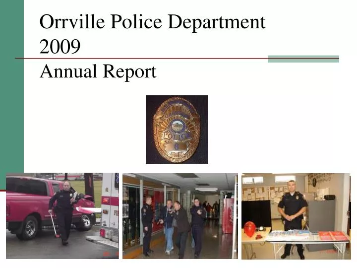 orrville police department 2009