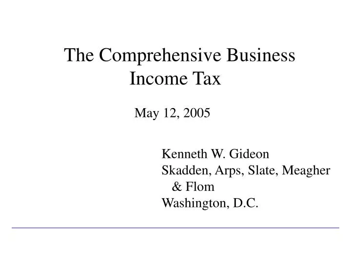 the comprehensive business income tax