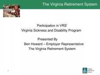 The Virginia Retirement System