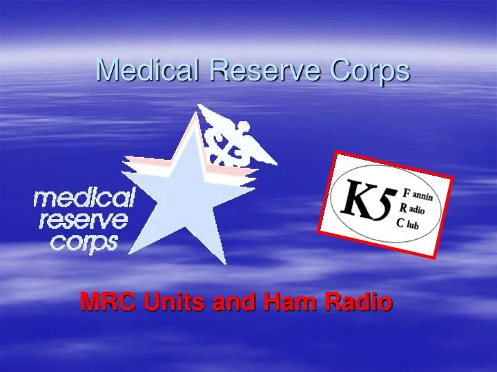 medical reserve corps