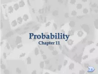 Probability Chapter 11