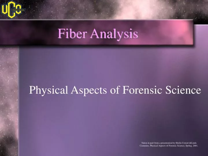 fiber analysis