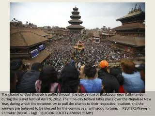 Nepal celebrates New Year festival