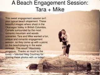 A Beach Engagement Session: Tara + Mike