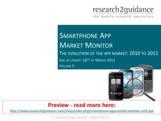 Smartphone App Market Monitor Vol. 5 (Q4 2011)
