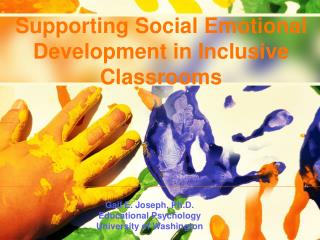 Supporting Social Emotional Development in Inclusive Classrooms