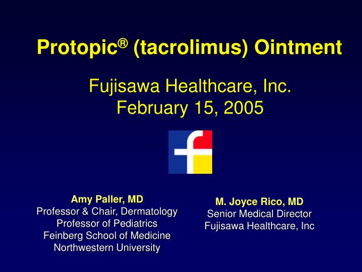protopic tacrolimus ointment