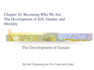 the development of gender