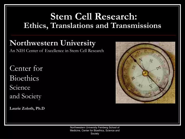 stem cell research ethics translations and transmissions