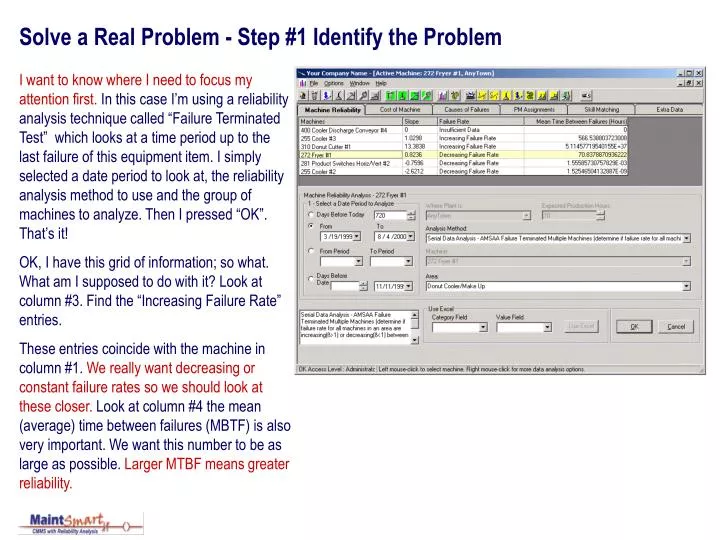 solve a real problem step 1 identify the problem