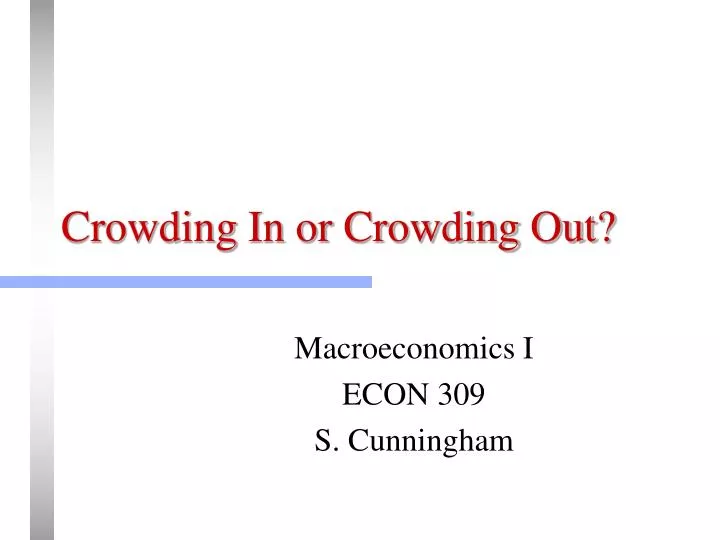 crowding in or crowding out