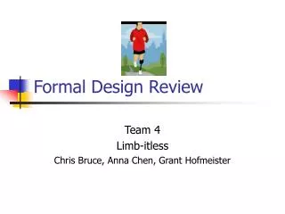 Formal Design Review