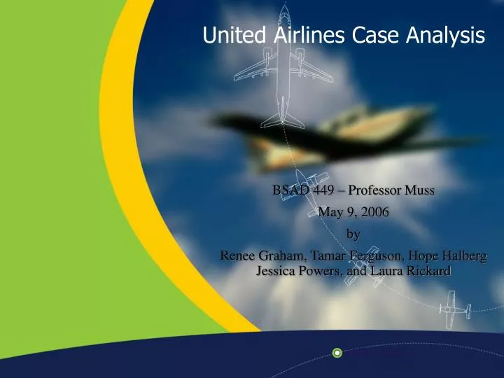 united airlines case analysis