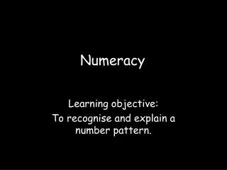 Numeracy