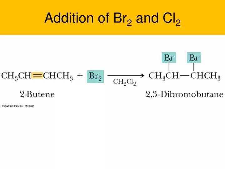 addition of br 2 and cl 2