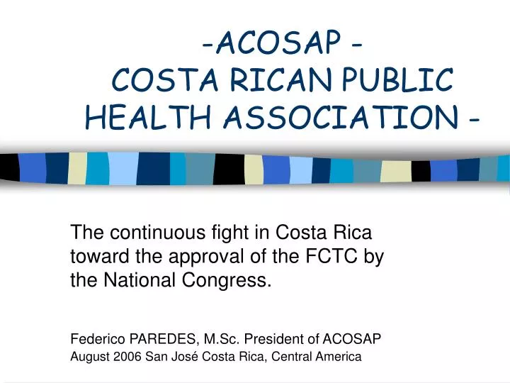 acosap costa rican public health association