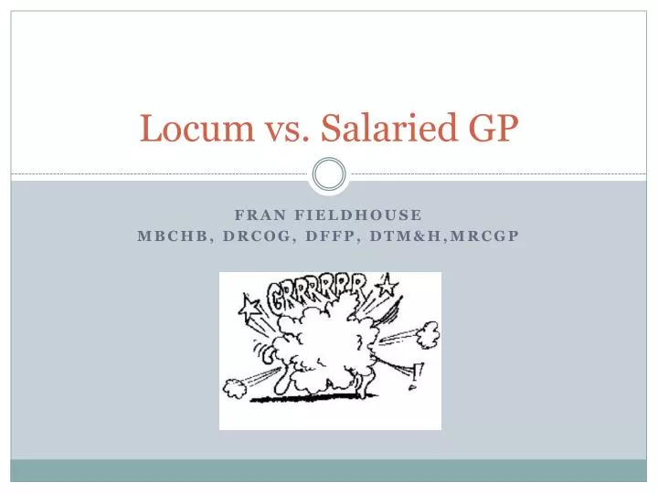 locum vs salaried gp
