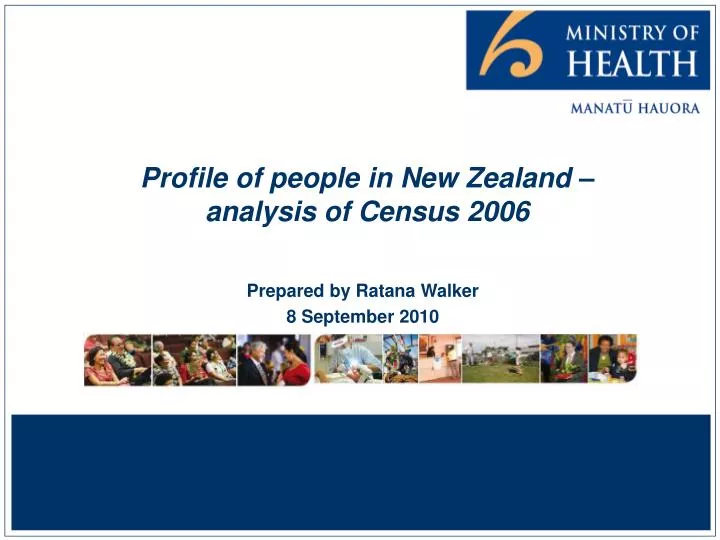 profile of people in new zealand analysis of census 2006