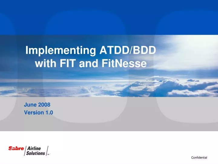 implementing atdd bdd with fit and fitnesse