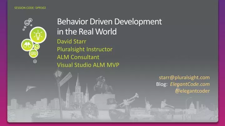 behavior driven development in the real world