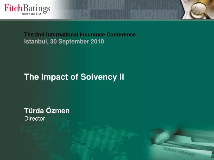 the impact of solvency ii