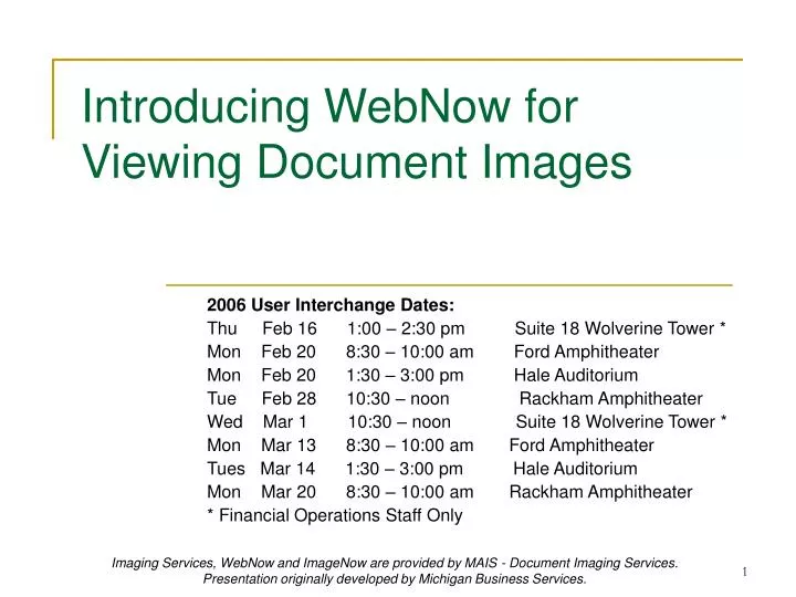 introducing webnow for viewing document images