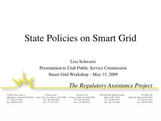 State Policies on Smart Grid