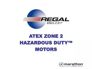 ATEX ZONE 2 HAZARDOUS DUTY™ MOTORS