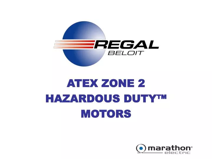 atex zone 2 hazardous duty motors