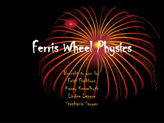 Ferris Wheel Physics