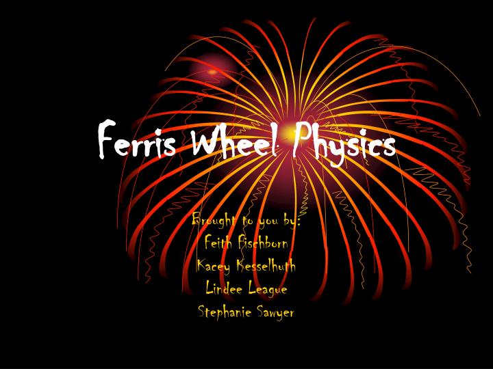 ferris wheel physics