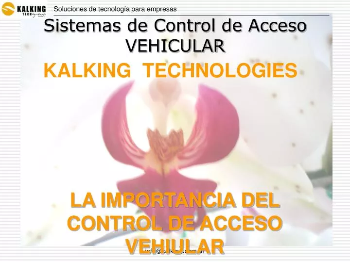 sistemas de control de acceso vehicular