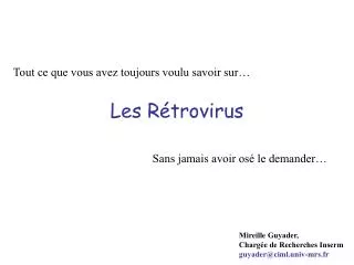 les r trovirus