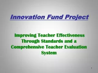 Innovation Fund Project