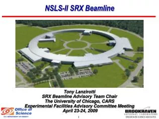 NSLS-II SRX Beamline