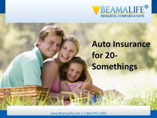 Auto Insurance for 20-Somethings