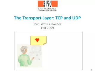The Transport Layer: TCP and UDP