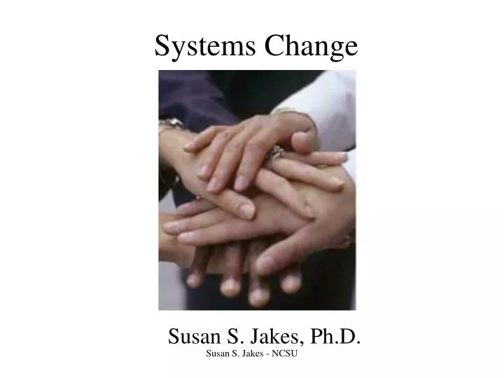 systems change