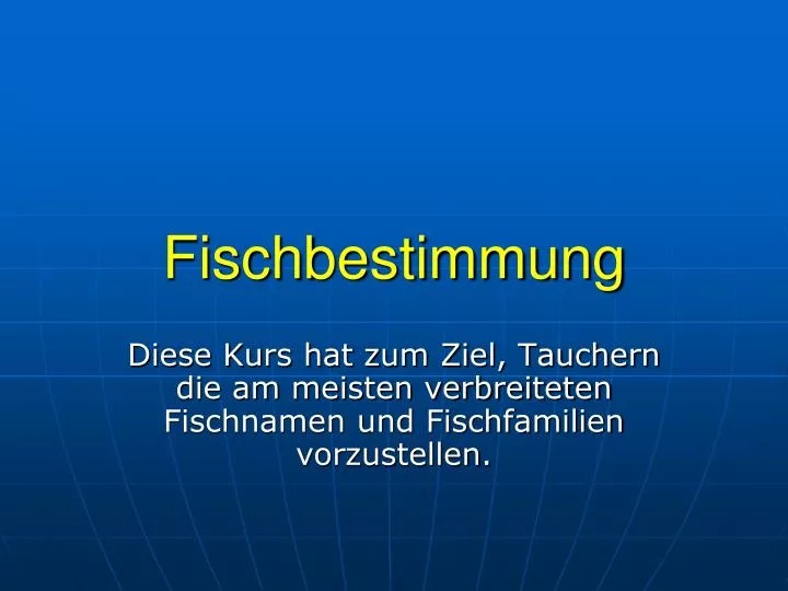 fischbestimmung