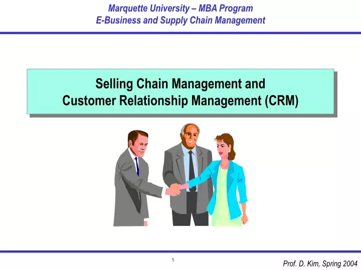 selling chain management and customer relationship management crm