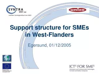 Support structure for SMEs in West-Flanders