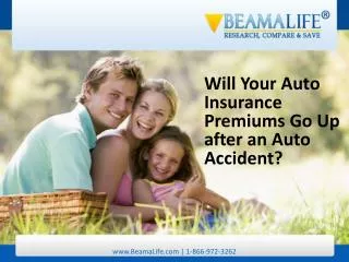 Will Your Auto Insurance Premiums Go Up after an Auto Accide