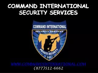COMMAND INTERNATIONAL SECURITY SERVICES