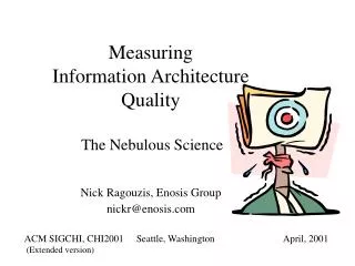 Measuring Information Architecture Quality