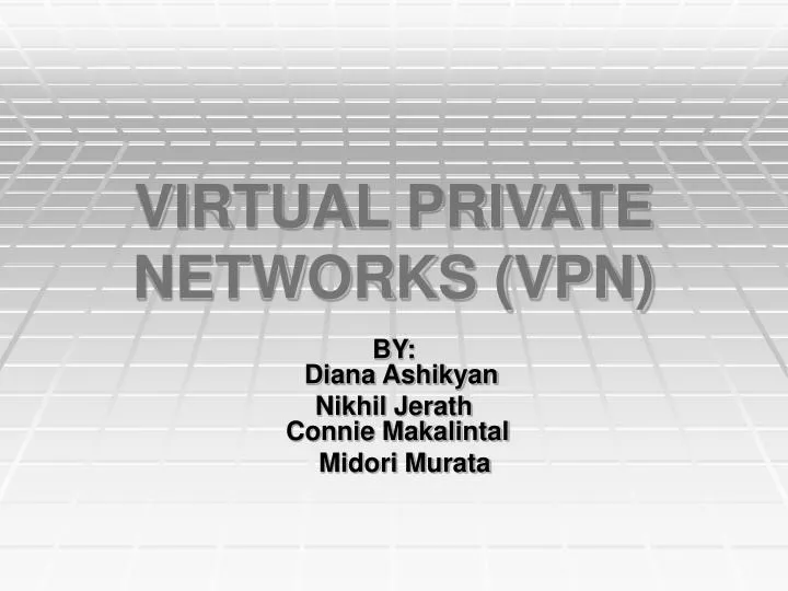 virtual private networks vpn