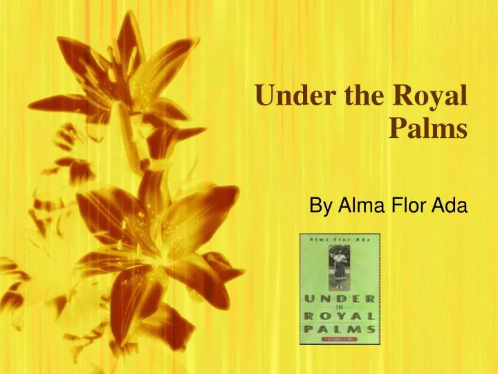 under the royal palms