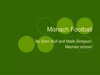 Monach Football